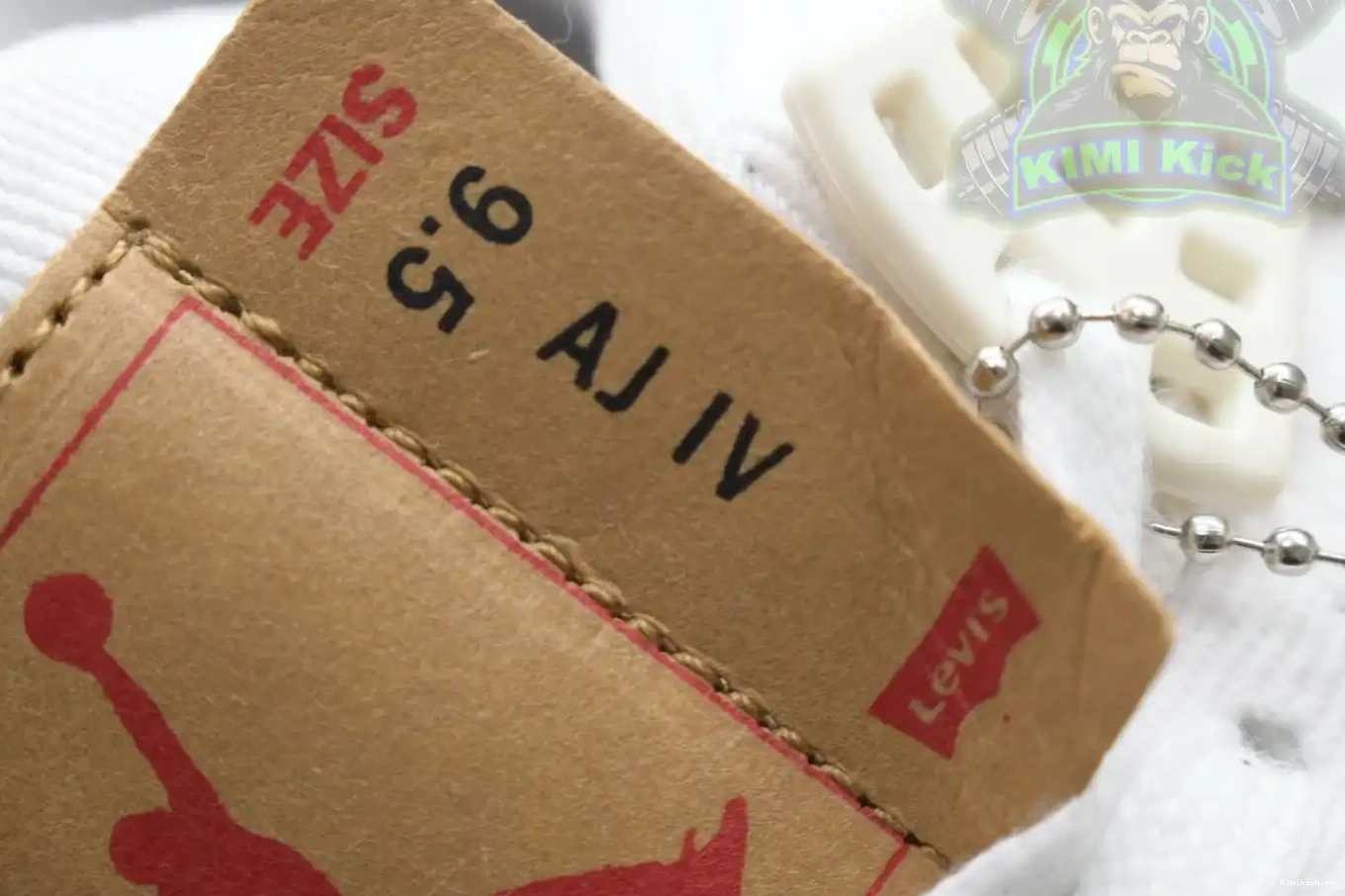 Jordan 4 (levis Kimikick Jordan white tag) Air levis 0326